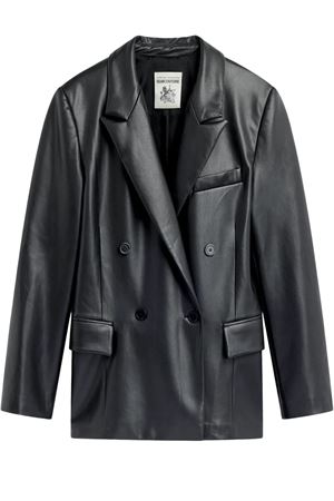 Eco-leather double-breasted jacket SEMI COUTURE | Y4WT20Y690